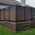 UV Stable Anti-Aging Mildew Resistant 1.8X1.8m Personal or Commercial Wood Plastic Composite WPC Fence